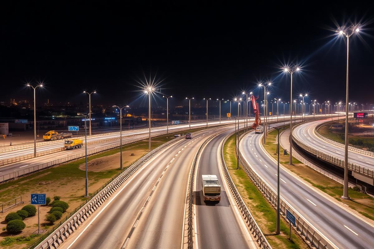مشروع تطوير وإضاءة الطريق الدائري