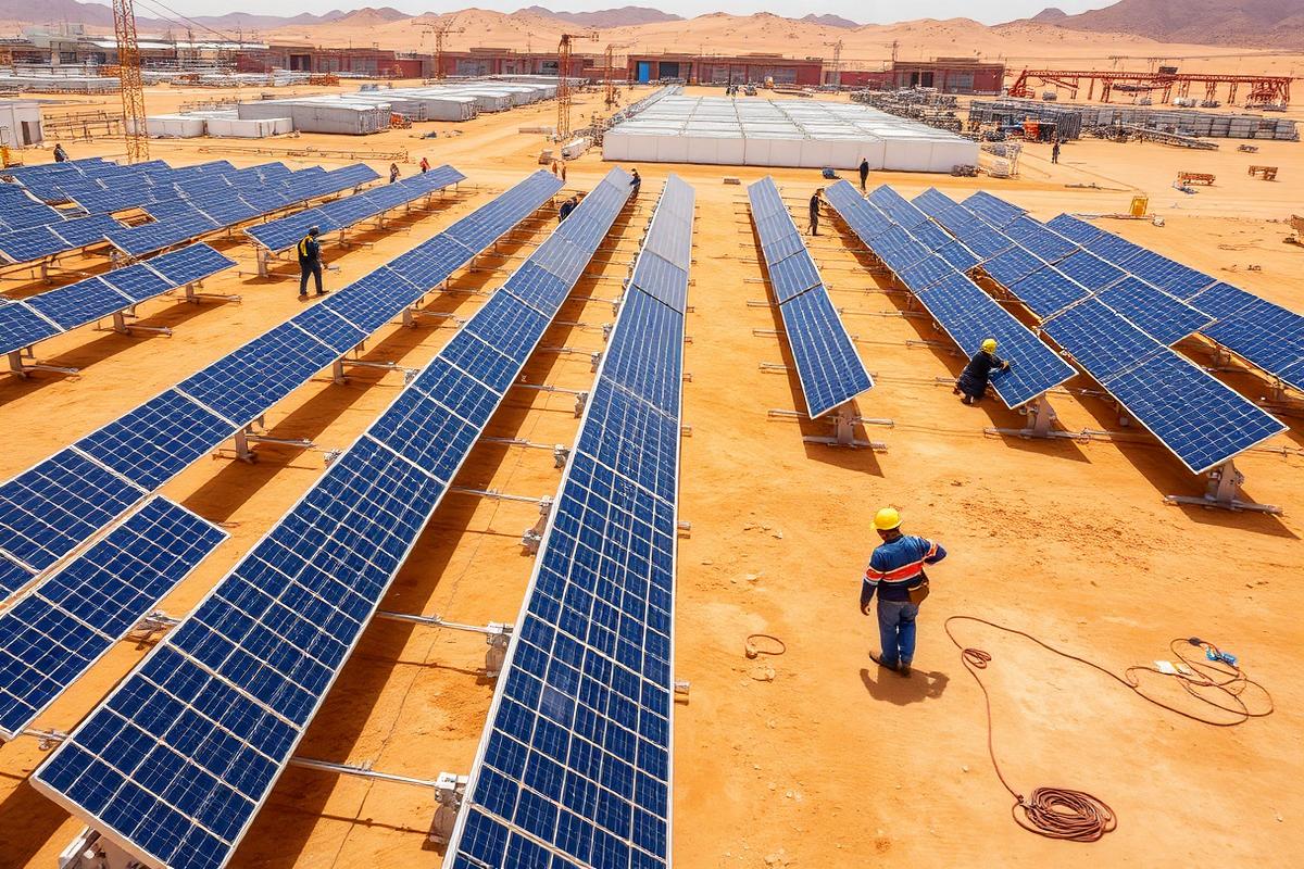 مشروع الطاقة الشمسية – مجمع الألومنيوم، نجع حمادي